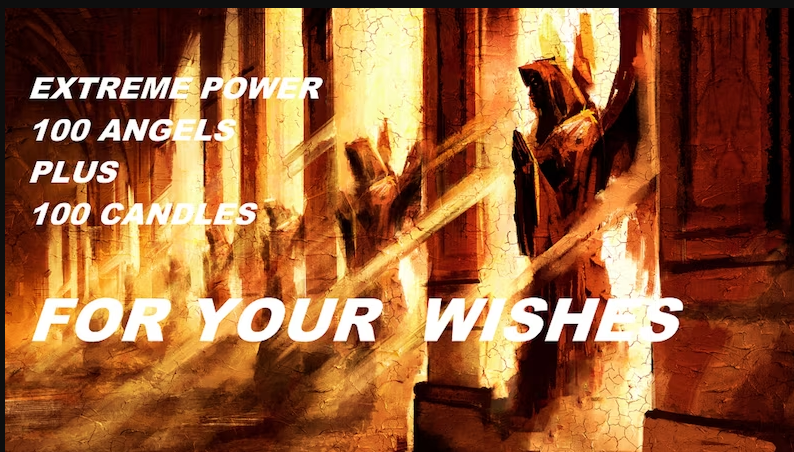 Difficult Situation Spell! MAX SPELL 100 Angels 100 Candles for Difficult Situations Love, Money+ more + Extras